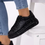 Pantofi Sport Dama 3JF25 Negru » meishop.life