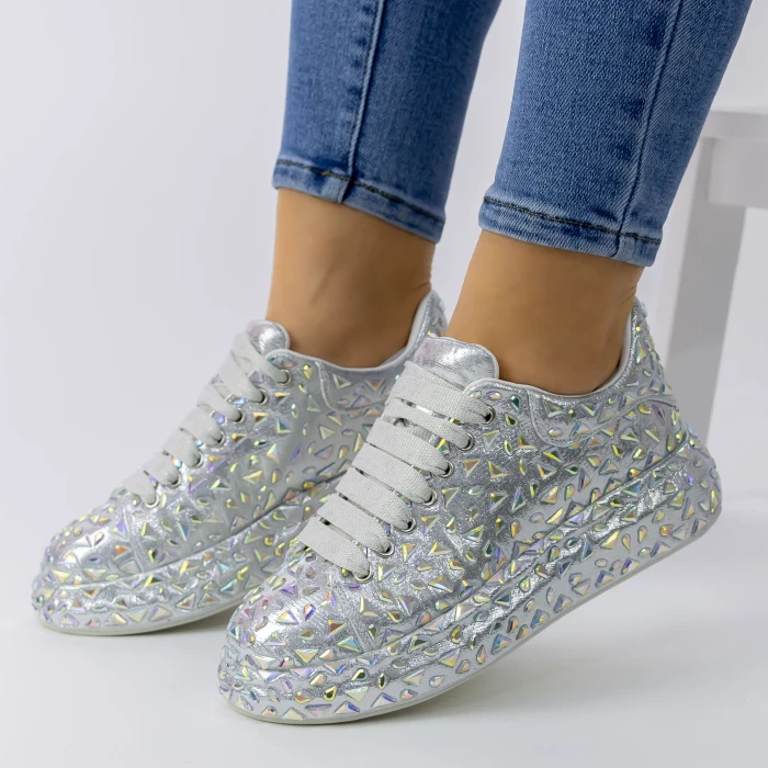 Pantofi Sport Dama 3JF25 Alb » meishop.life