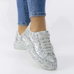 Pantofi Sport Dama 3JF25 Alb » meishop.life
