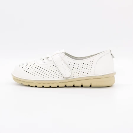 Pantofi Casual Dama H10-2 Alb » meishop.life