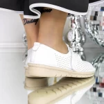 Pantofi Casual Dama H10-2 Alb » meishop.life