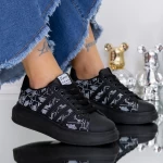 Pantofi Sport Dama  SS-1853 Negru » meishop.life