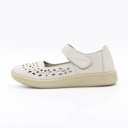 Pantofi Casual Dama 2822 Crem » meishop.life