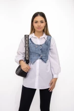 Camasa Dama 24001 Alb Kikiriki