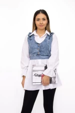 Camasa Dama 24005 Alb Kikiriki