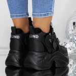 Pantofi Casual Dama 3SJN25 Negru » meishop.life
