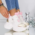 Pantofi Casual Dama 3SJN25 Bej » meishop.life