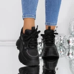 Pantofi Casual Dama 3SJN30 Negru » meishop.life