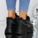 Pantofi Casual Dama 3SJN30 Negru » meishop.life