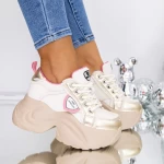 Pantofi Casual Dama 3SJN39 Roz » meishop.life