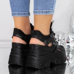 Pantofi Casual Dama 3SJN37 Negru » meishop.life