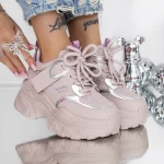 Pantofi Sport dama cu Platforma 3SJN58 Mov » meishop.life