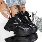 Pantofi Sport dama cu Platforma 3SJN60 Negru » meishop.life