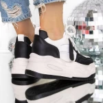 Pantofi Sport dama cu Platforma 3SJN63 Negru » meishop.life