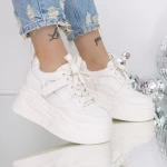 Pantofi Sport dama cu Platforma 3SJN63 Bej » meishop.life