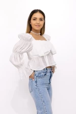 Bluza Dama TR6700 Alb Kikiriki