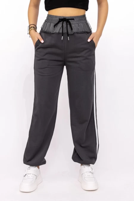 Pantaloni Dama W15642 Gri » meishop.life