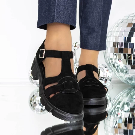 Pantofi Casual Dama 3H13 Negru » meishop.life