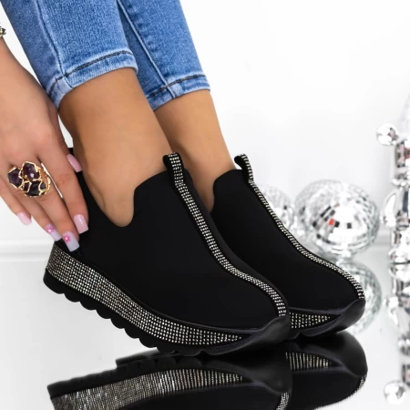 Pantofi Sport Dama 3KMD18 Negru » meishop.life