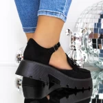 Pantofi Casual Dama 3KMD19 Negru » meishop.life