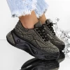 Sneakers Dama 3XJ121 Negru | Mei