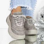 Sneakers Dama 3XJ121 Bej » meishop.life