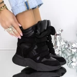 Sneakers Dama 3JF29 Negru » meishop.life