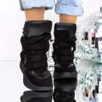 Sneakers Dama 3JF29 Negru » meishop.life