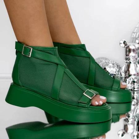 Ghete Dama de Vara 3Y8 Verde » meishop.life