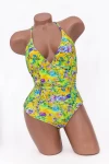 Costum de Baie Dama Intreg 30222 Galben | Meina