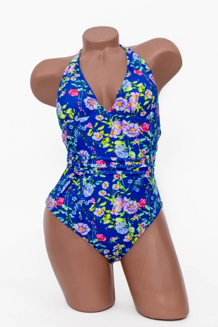 Costum de Baie Dama Intreg 30222 Albastru » meishop.life