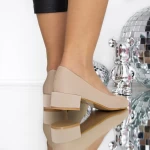 Sandale Dama cu Toc Gros 3HXS67 Piersica » meishop.life