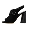 Sandale Dama cu Toc gros K389-2R Negru | Advancer