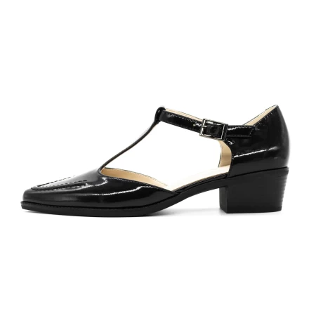 Sandale Dama cu Toc gros K6052-5680 Negru » meishop.life