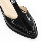 Sandale Dama cu Toc gros K6052-5680 Negru » meishop.life