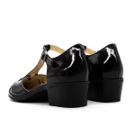 Sandale Dama cu Toc gros K6052-8130 Negru » meishop.life