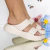 Papuci Dama cu Platforma 3WL226 Bej | Mei
