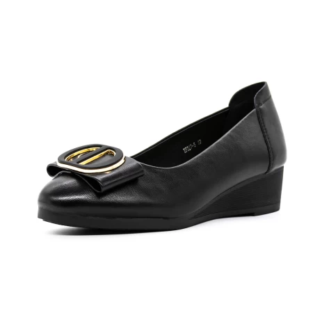 Pantofi cu Platforma TP227-5 Negru » meishop.life