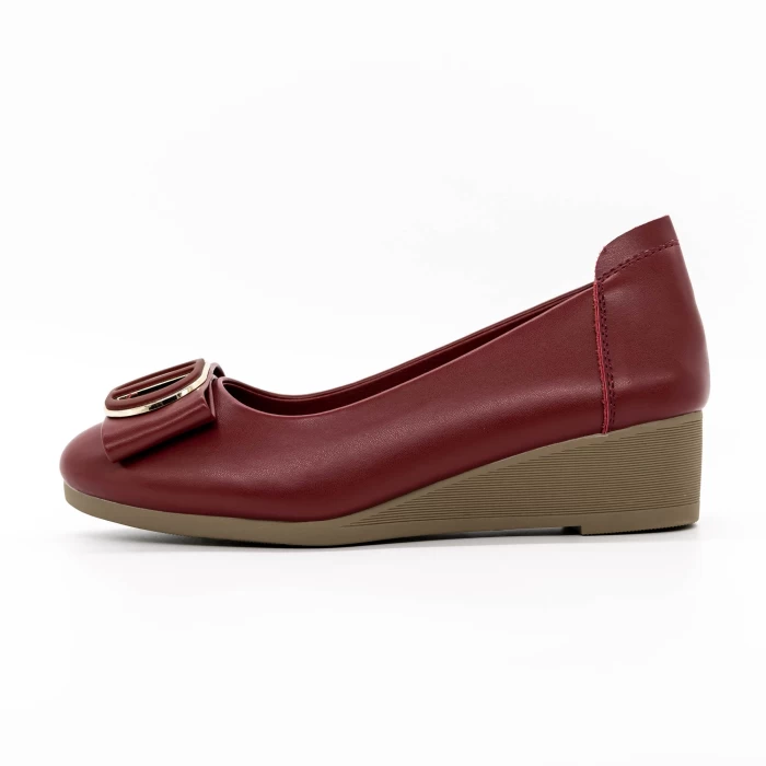 Pantofi cu Platforma TP227-5 Visiniu » meishop.life