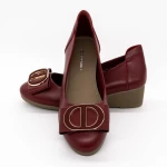 Pantofi cu Platforma TP227-5 Visiniu » meishop.life