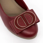 Pantofi cu Platforma TP227-5 Visiniu » meishop.life