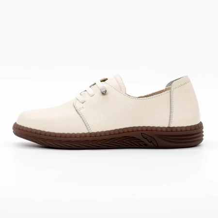 Pantofi cu Platforma 6001 Crem » meishop.life