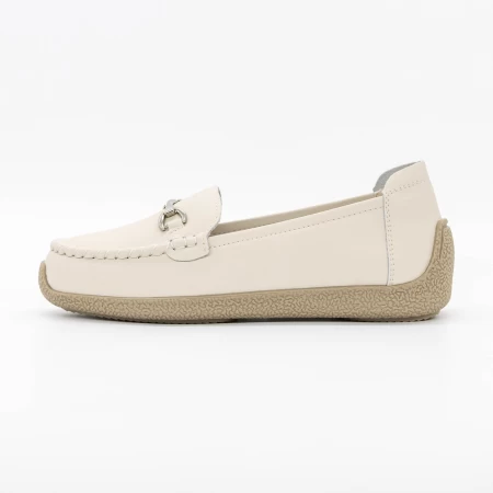 Pantofi Casual Dama 6029 Crem » meishop.life