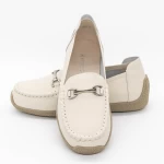 Pantofi Casual Dama 6029 Crem » meishop.life