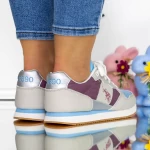 Pantofi Sport Dama NOBIW005 Albastru deschis-Roz » meishop.life