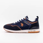 Pantofi Sport Barbati TABRY002 Albastru inchis-Portocaliu » meishop.life