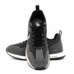 Pantofi Sport Barbati TABRY005 Negru-Gri inchis » meishop.life