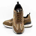 Pantofi Sport Barbati TABRY005 Maro-Bej » meishop.life