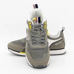 Pantofi Sport Barbati ETHAN001 Alb-Gri » meishop.life
