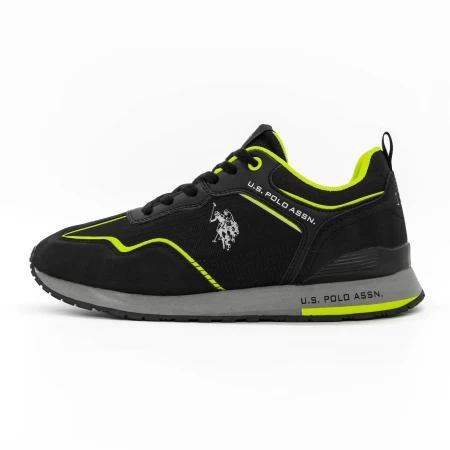 Pantofi Sport Barbati TABRY002A Negru-Galben » meishop.life